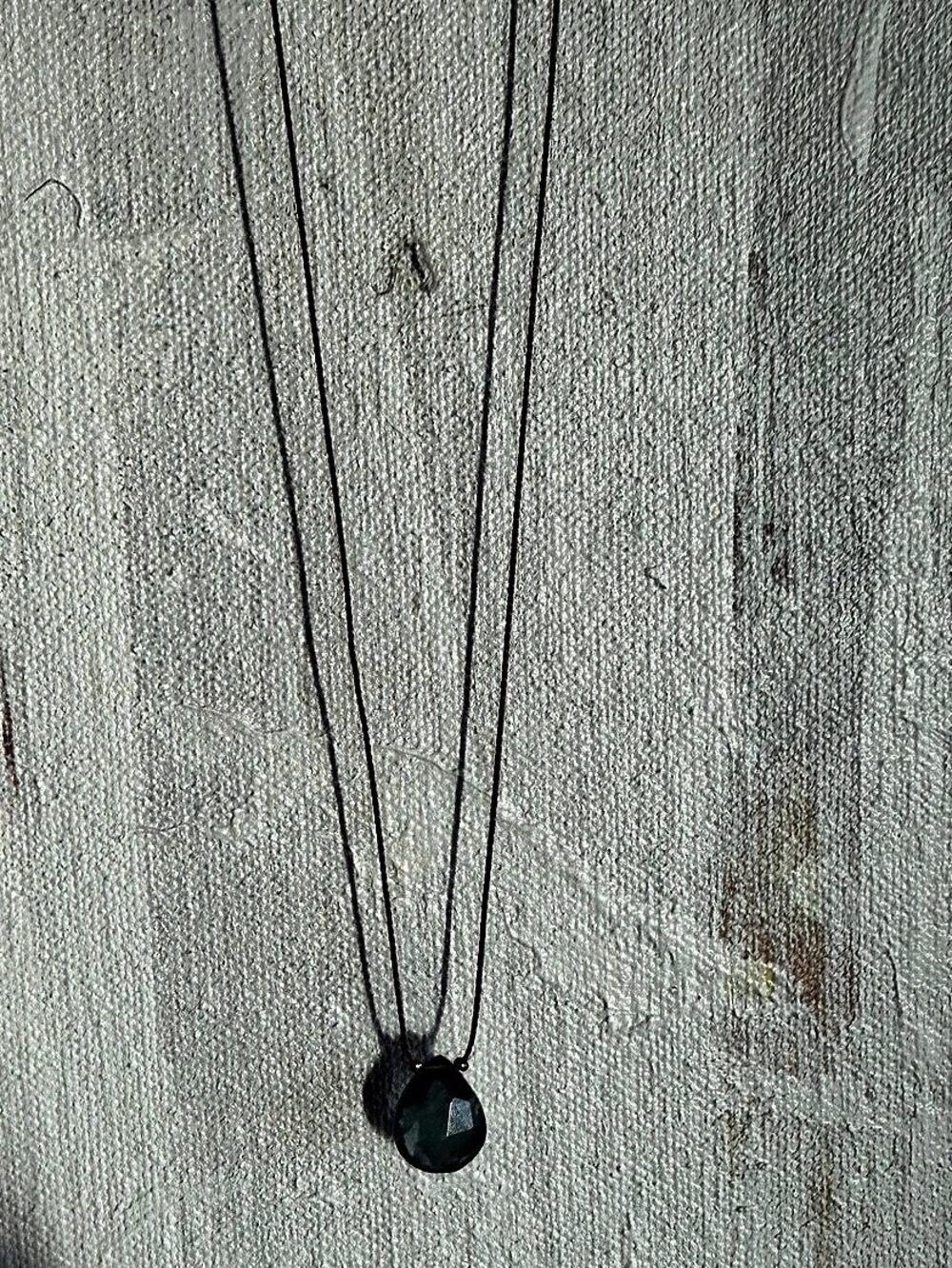 Sophisticated and Simple Rare-Look Blue Labradorite Artisan Necklace 17”